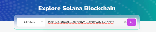 explorer Solana Blockchain